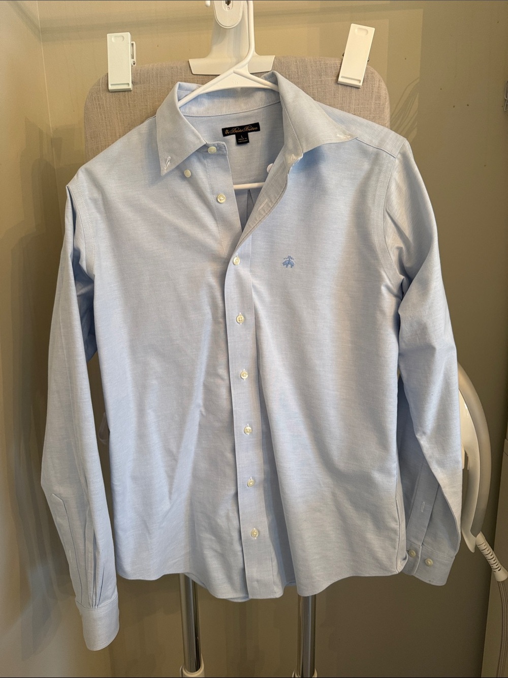 Brooks Brothers Light Blue Button-Up Dress Shirt